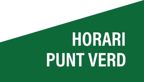 HORARI DEL PUNT VERD