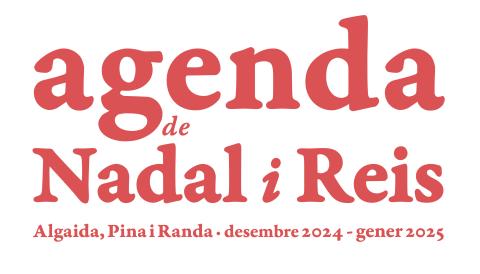 AGENDA DE NADAL I REIS 2024 - 2025