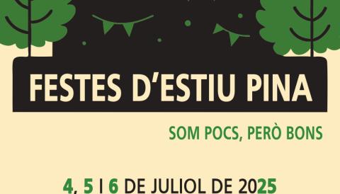 cartell festes de Pina