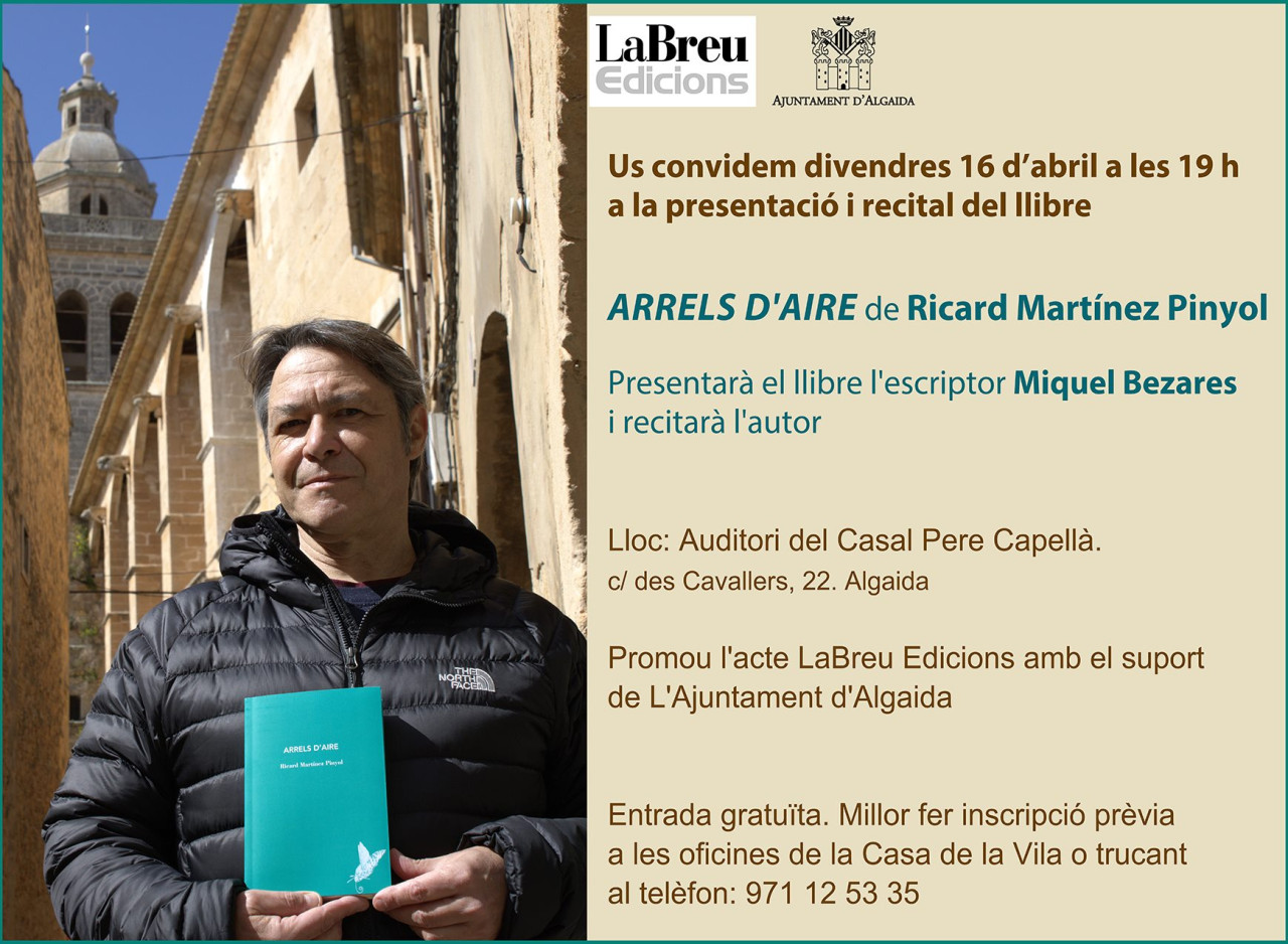 Presentació i recital del llibre de Ricard Martínez Pinyol