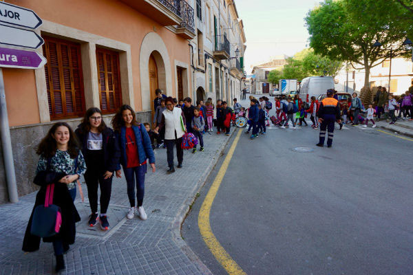 L'Ajuntament d'Algaida implanta les primeres rutes escolars segures