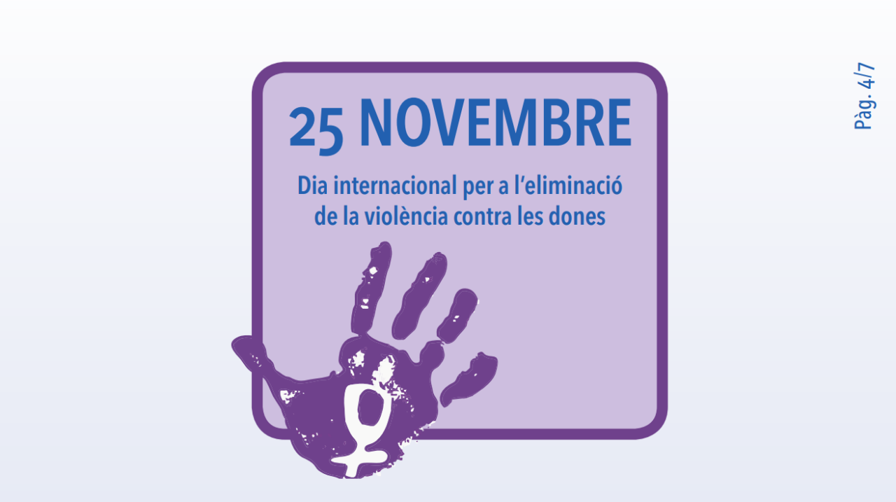 25N Dia internacional per a l’eliminació de la violència contra les dones