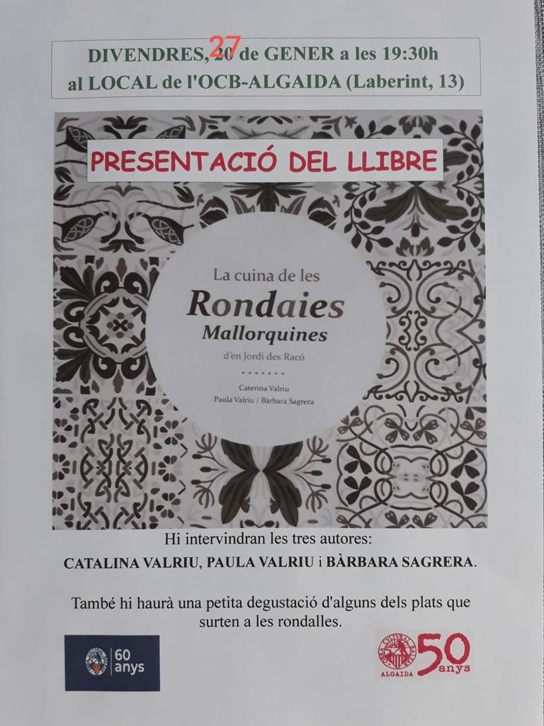 Presentació del llibre "La cuina de les rondalles mallorquines"