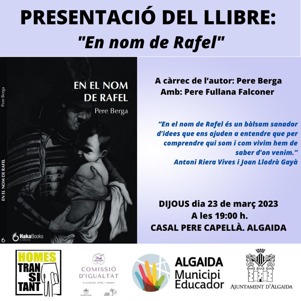 Presentació del llibre "En el nom de Rafel"