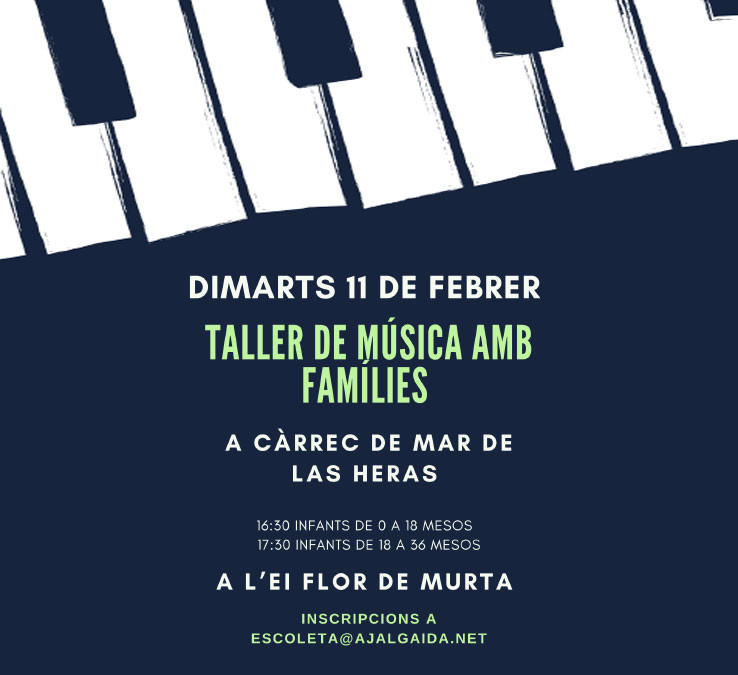 Taller de música amb famílies