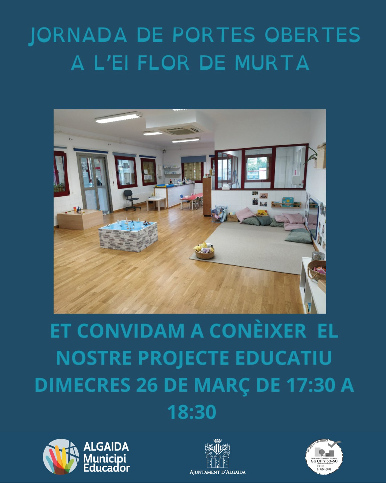 Jornada de Portes Obertes a l’Escola d’Educació Infantil Flor de Murta