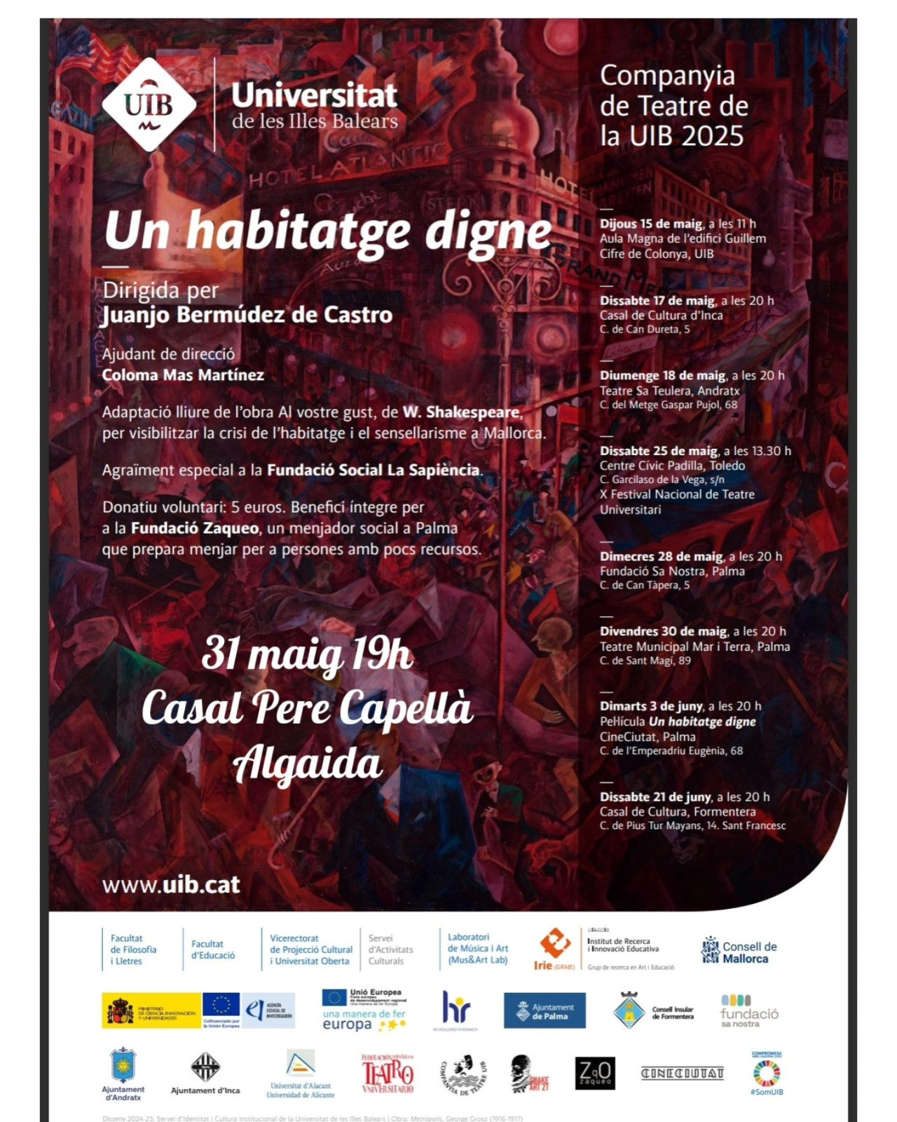 Teatre "Un habitatge digne"