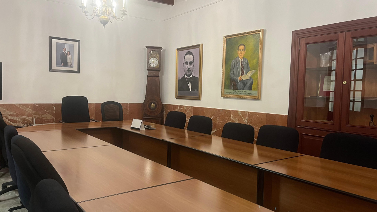 Sala de plenaris de l'Ajuntament
