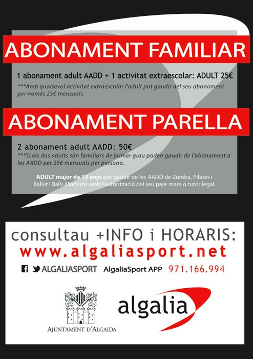 Algalia i l'AMPA llancen l'activitat de "Ballet i Balles Moderns"