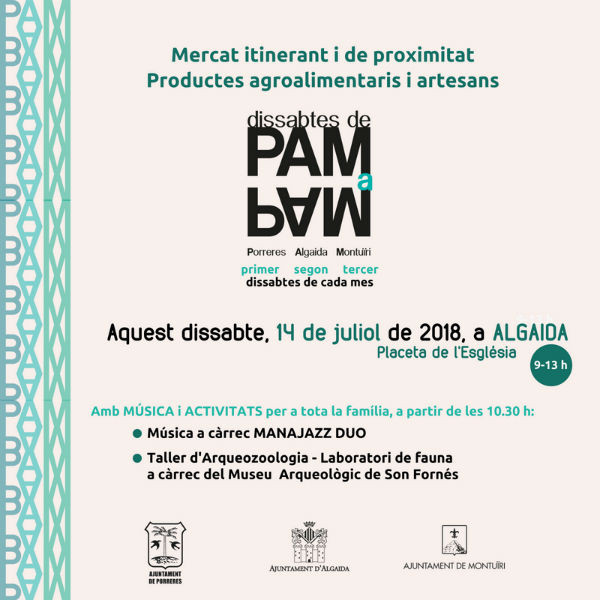 Dissabte, dia 14 de juliol, torna el de Pam a Pam a Algaida