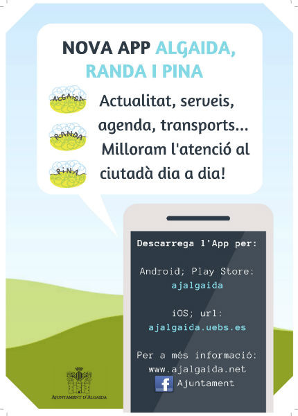 Algaida implanta una nova aplicació mòbil per a millor l'atenció ciutadana i la promoció del municipi