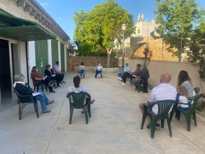 Reunió informativa dels pressuposts participatius a Can Lluís de Pina que amb aquest procés participatiu serà dotat d'equipament per acollir un Casal de Joves