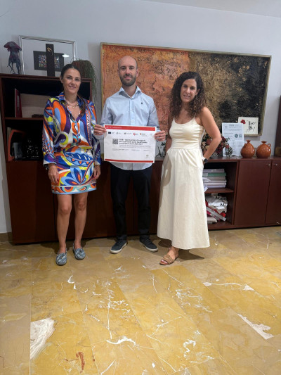 Margalida Fullana, batlessa d'Algaida, Juan Carlos, jove qualificat i Mar Bosch, Aodl de l'Ajuntament