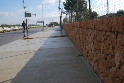 Projecte construcció d'un passeig per a vianants.