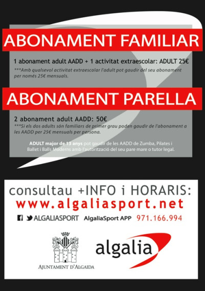 Algalia i l'AMPA llancen l'activitat de "Ballet i Balles Moderns"