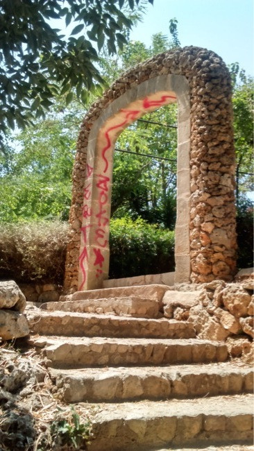 L'Ajuntament d'Algaida destina 2.500 euros a netejar els grafitis de sa Font de Pina