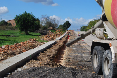Projecte construcció d'un passeig per a vianants.