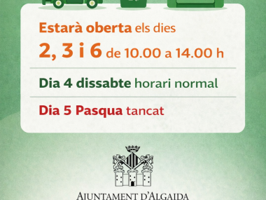 HORARI DEIXALLERIA PASQUA