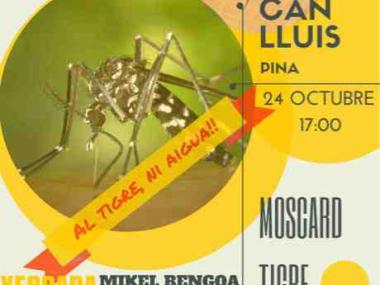 Col·loqui informatiu a Pina sobre el moscard tigre: prevenció i tractament