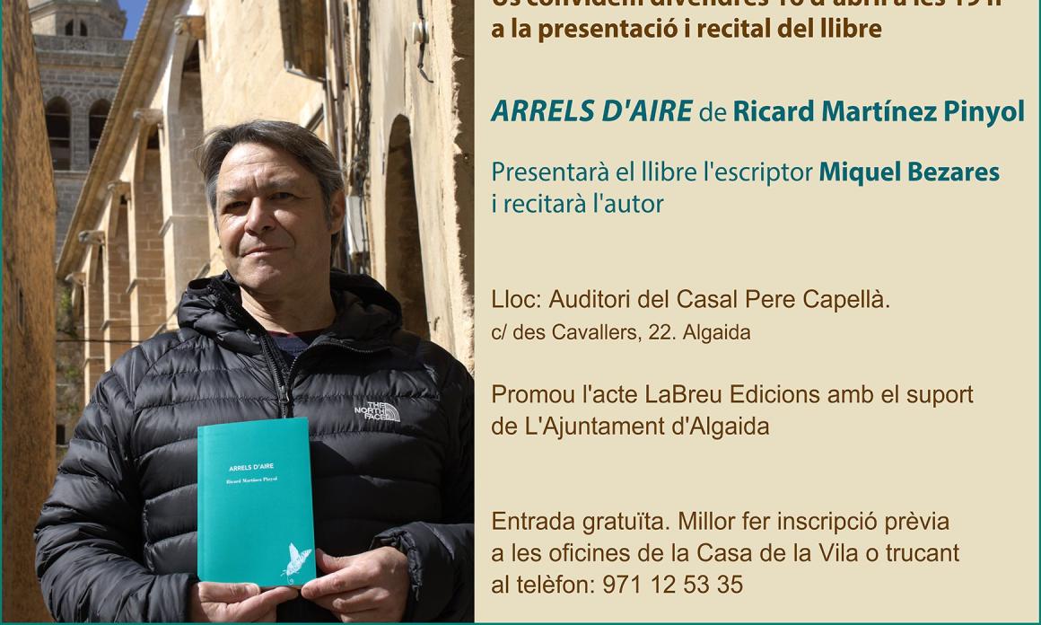 Presentació i recital del llibre de Ricard Martínez Pinyol