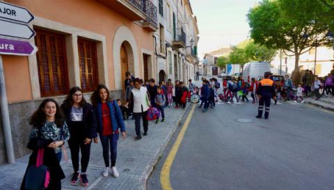 L'Ajuntament d'Algaida implanta les primeres rutes escolars segures