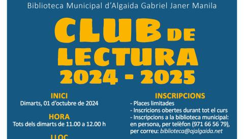 CLUB DE LECTURA 24/25