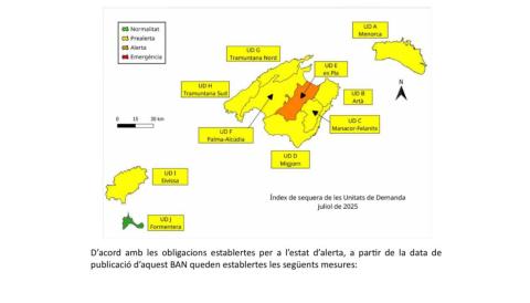 mapa situació a les Illes