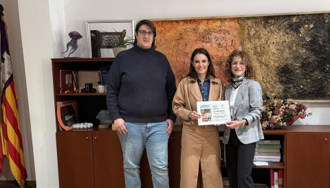 Maribel Llompart, guanyadora del sorteig de la 19a Mostra Gastronòmica